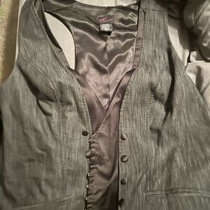 Torrid Black Satin Vest